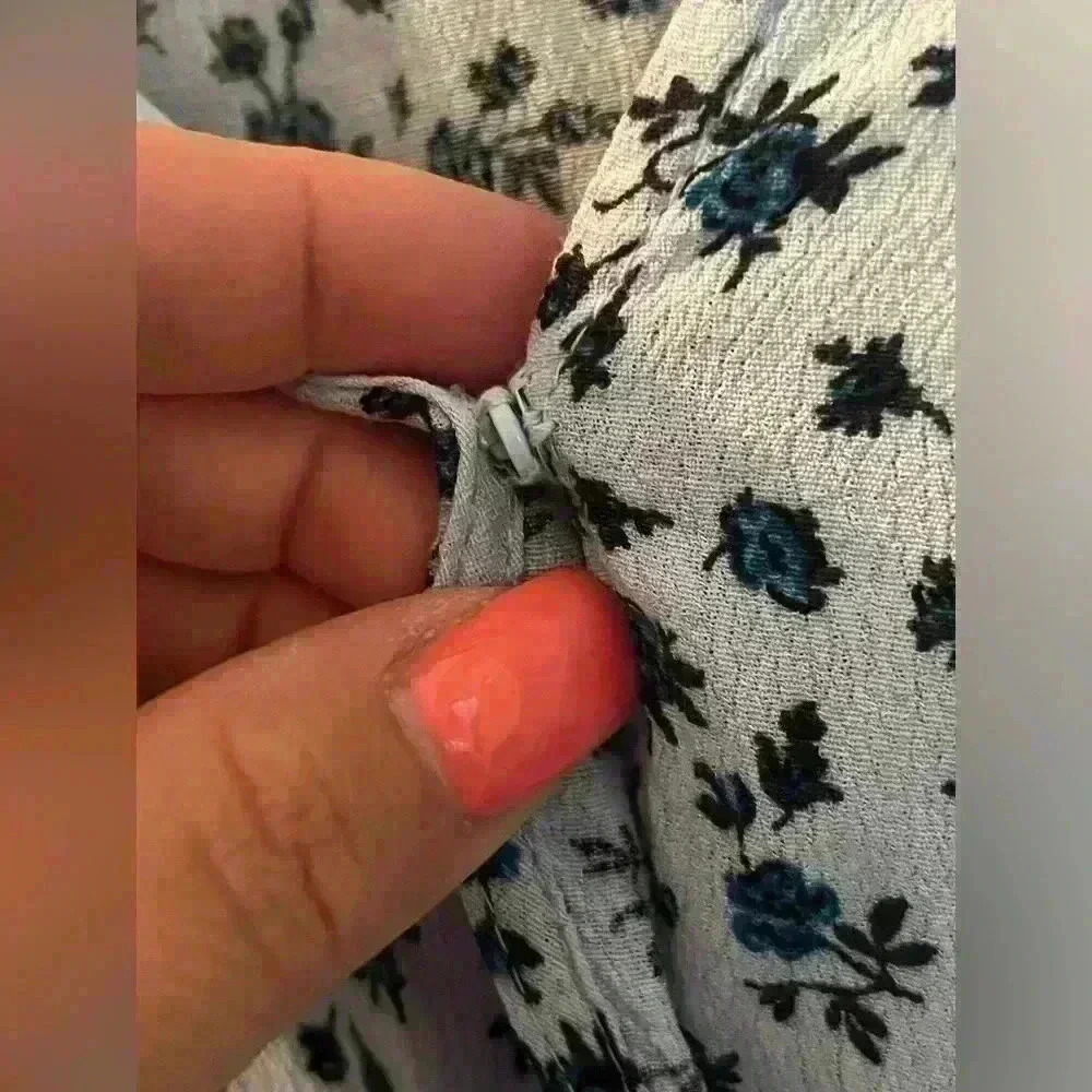 Wild Fable White Flower Pattern Dress - Picture 6 of 8